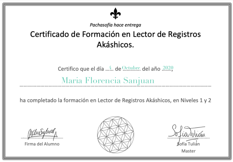 Lectora de Registros Akáshicos - Integrative Nutrition Health Coach - MF Mindful - Maria Florencia Sanjuan